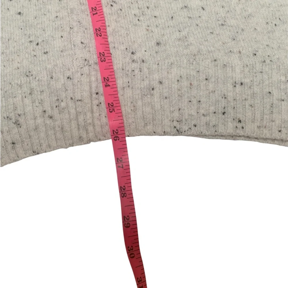 LOFT Cozy Warm Soft Oversized Speckled Cream‎ Turtleneck Sweater Poncho Size XSP